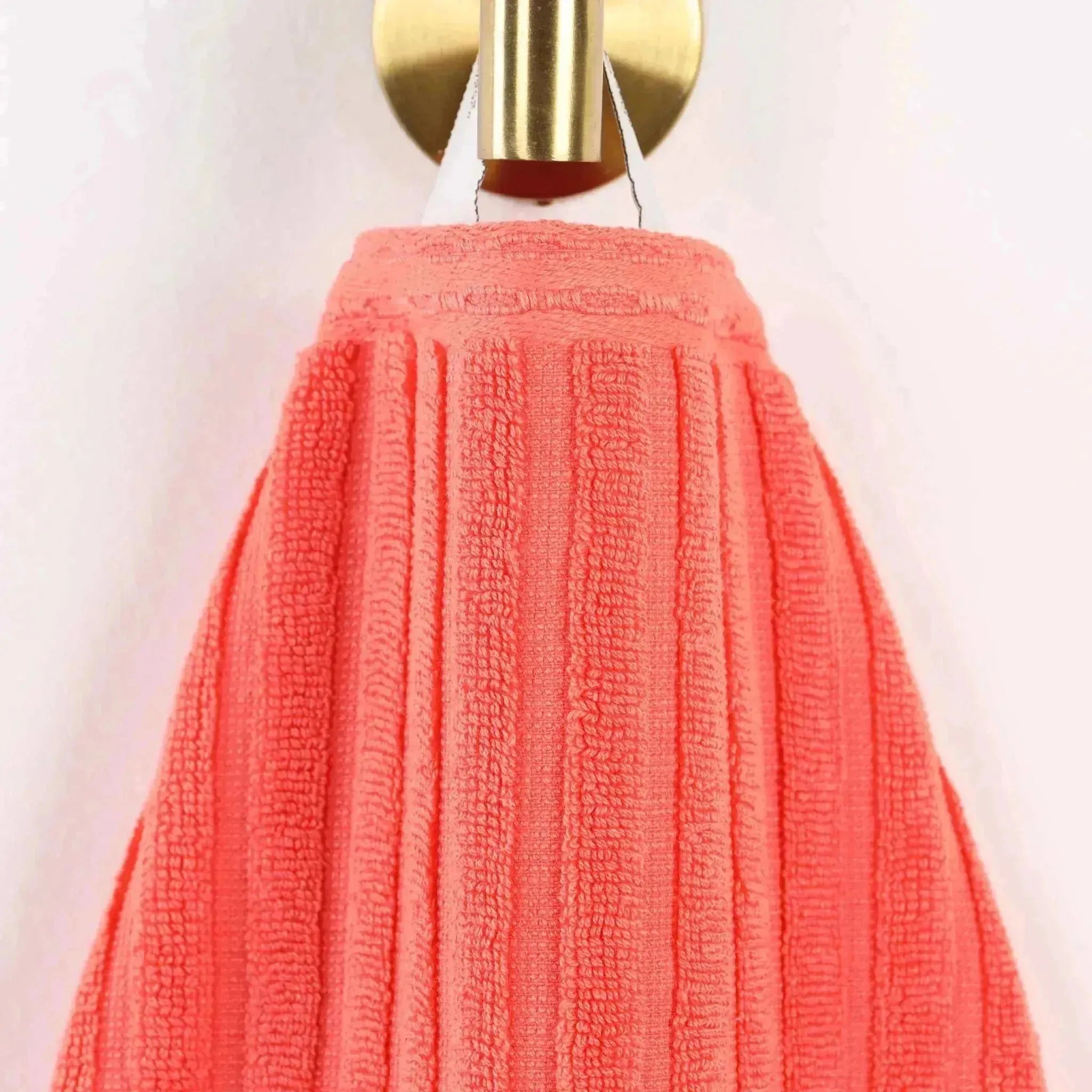 Soho Ribbed Cotton Absorbent 3 Piece Assorted Towel Set - Towel Set by Superior Brand