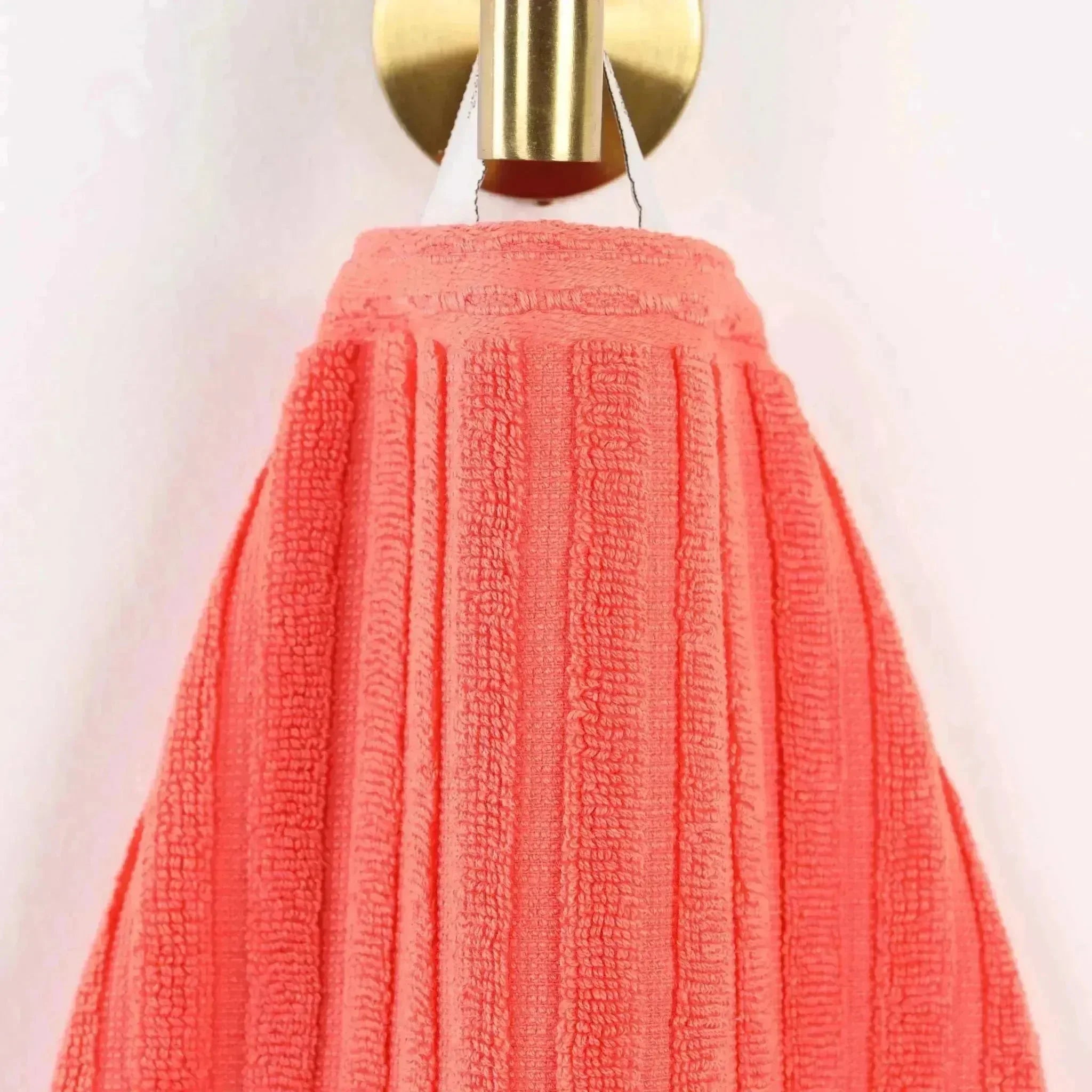 Ribbed Cotton Absorbent Bath Towel Set of 4 - Bath Towel by Superior Brand