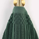 Ribbed Cotton Absorbent Bath Towel Set of 4 - Bath Towel by Superior Brand