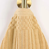 Ribbed Cotton Absorbent Bath Towel Set of 4 - Bath Towel by Superior Brand