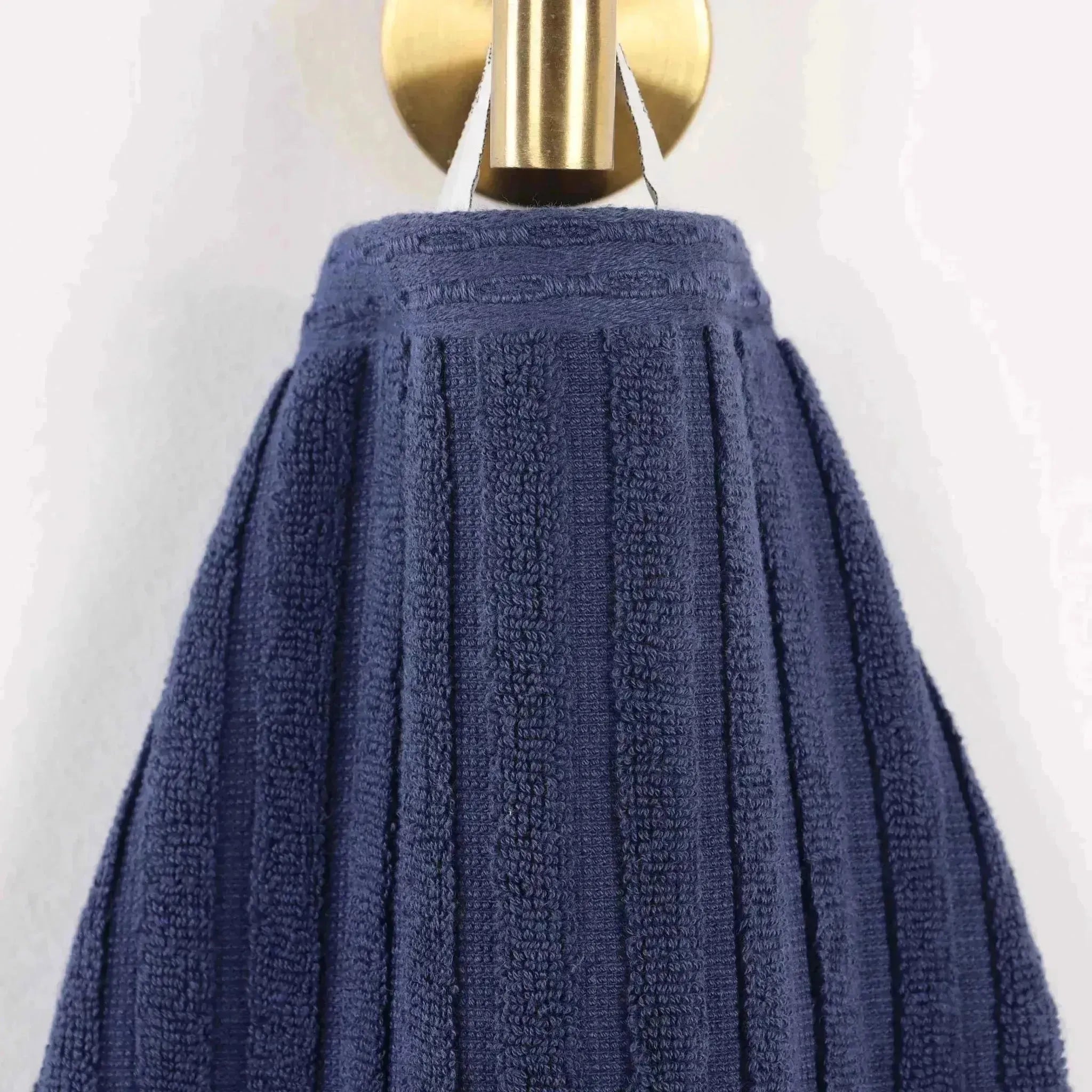 Soho Ribbed Cotton Absorbent 3 Piece Assorted Towel Set - Towel Set by Superior Brand