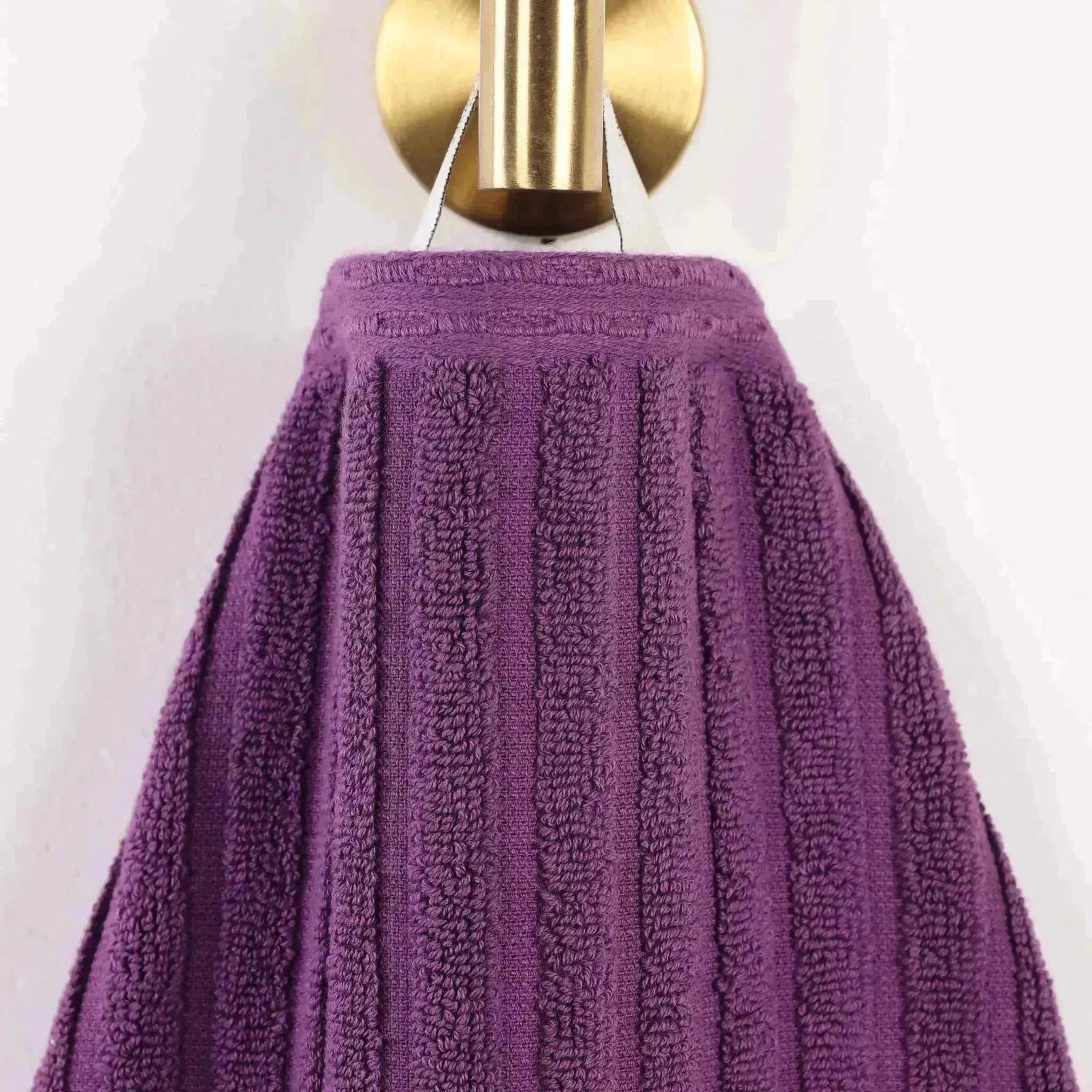 Soho Ribbed Cotton Absorbent Bath Towel Set of 4 - Bath Towel by Superior Brand