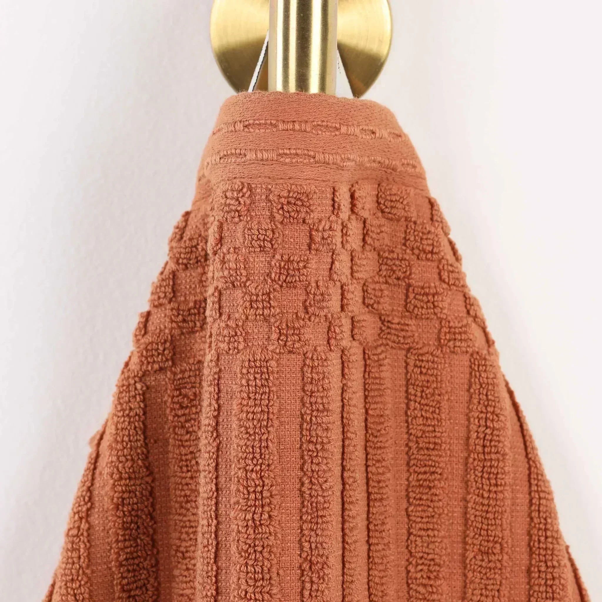 Ribbed Cotton Absorbent Bath Towel Set of 4 - Bath Towel by Superior Brand