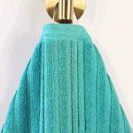 Cotton Ribbed Textured Face Towel Set 12-Piece - Soho - Face Towel by Superior Brand