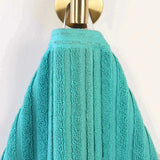 Cotton Ribbed Textured Face Towel Set 12-Piece - Soho - Face Towel by Superior Brand