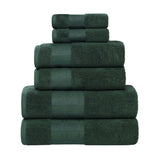 Larissa Cotton Geometric Border 6 Piece Assorted Towel Set - Towel Set by Superior Brand