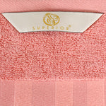 Larissa Cotton Geometric Border 3 Piece Assorted Towel Set - Towel Set by Superior Brand