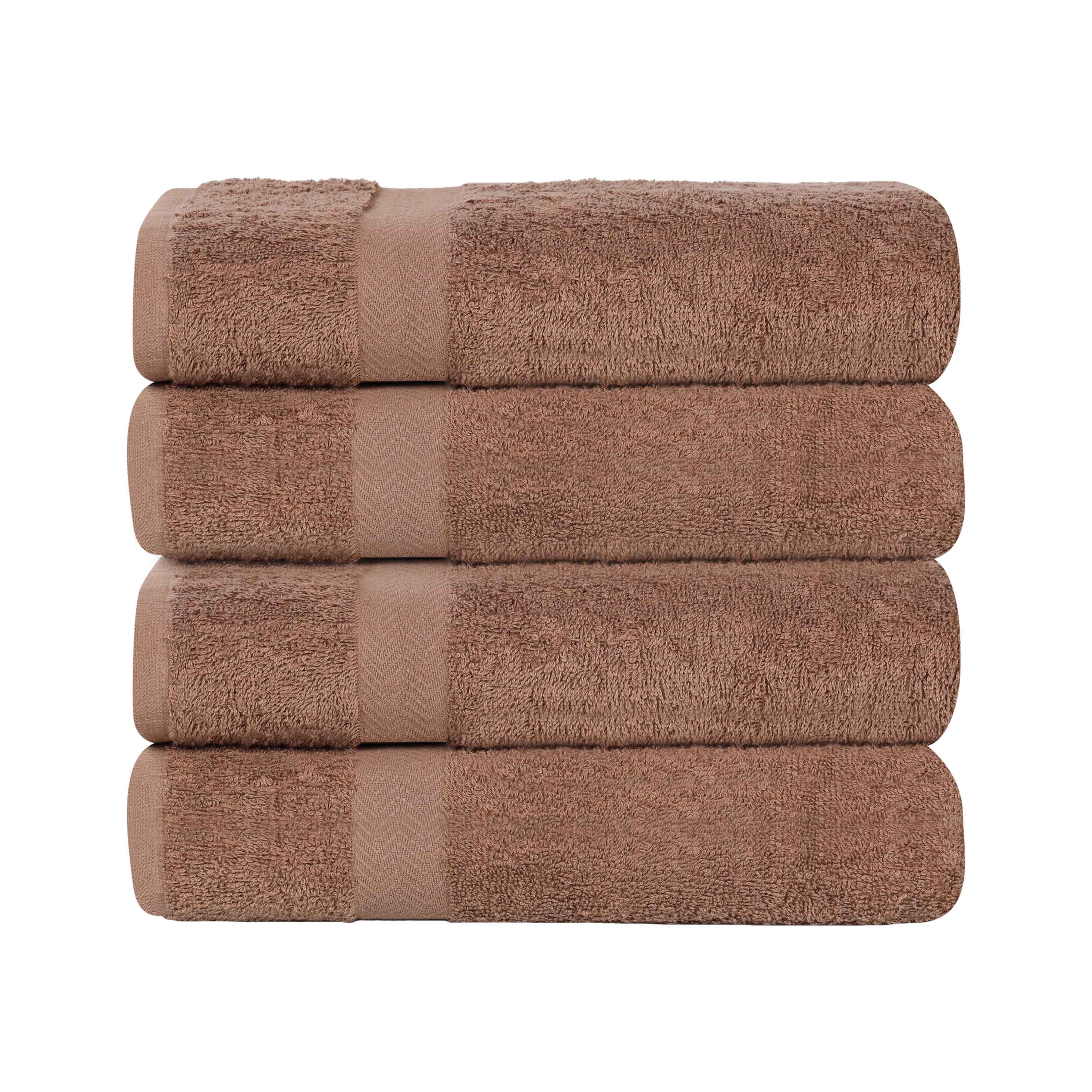 Cotton Highly Absorbent Eco-Friendly Quick Dry Bath Towel Set of 4 - Bath Towel by Superior Brand