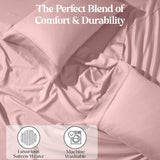 1200 Thread Count Cotton Rich Bed Sheet Set Solid Deep Pocket - Sheet Set by Superior Brand