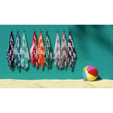 Cabana Stripe Oversized Cotton Beach Towel Set of 2, 4, or 6 Piece