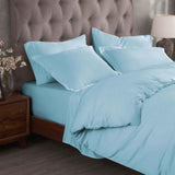 300 Thread Count Egyptian Cotton Solid Duvet Cover - Egyptian Cotton Duvet Cover Set by Superior Brand