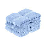 Egyptian Cotton Madison Face Towel Set of 6 - Egyptian Cotton Face Towel by Superior Brand
