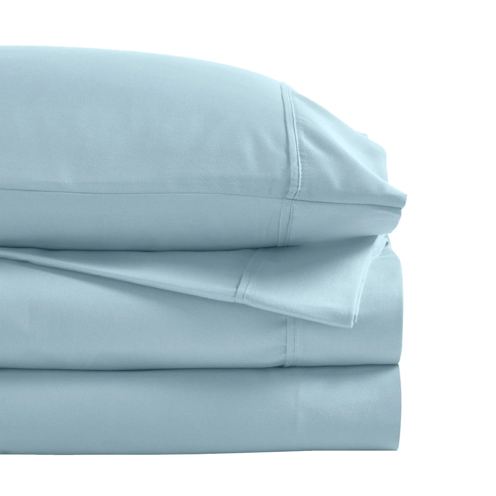 1200 Thread Count Cotton Rich Bed Sheet Set Solid Deep Pocket - Sheet Set by Superior Brand