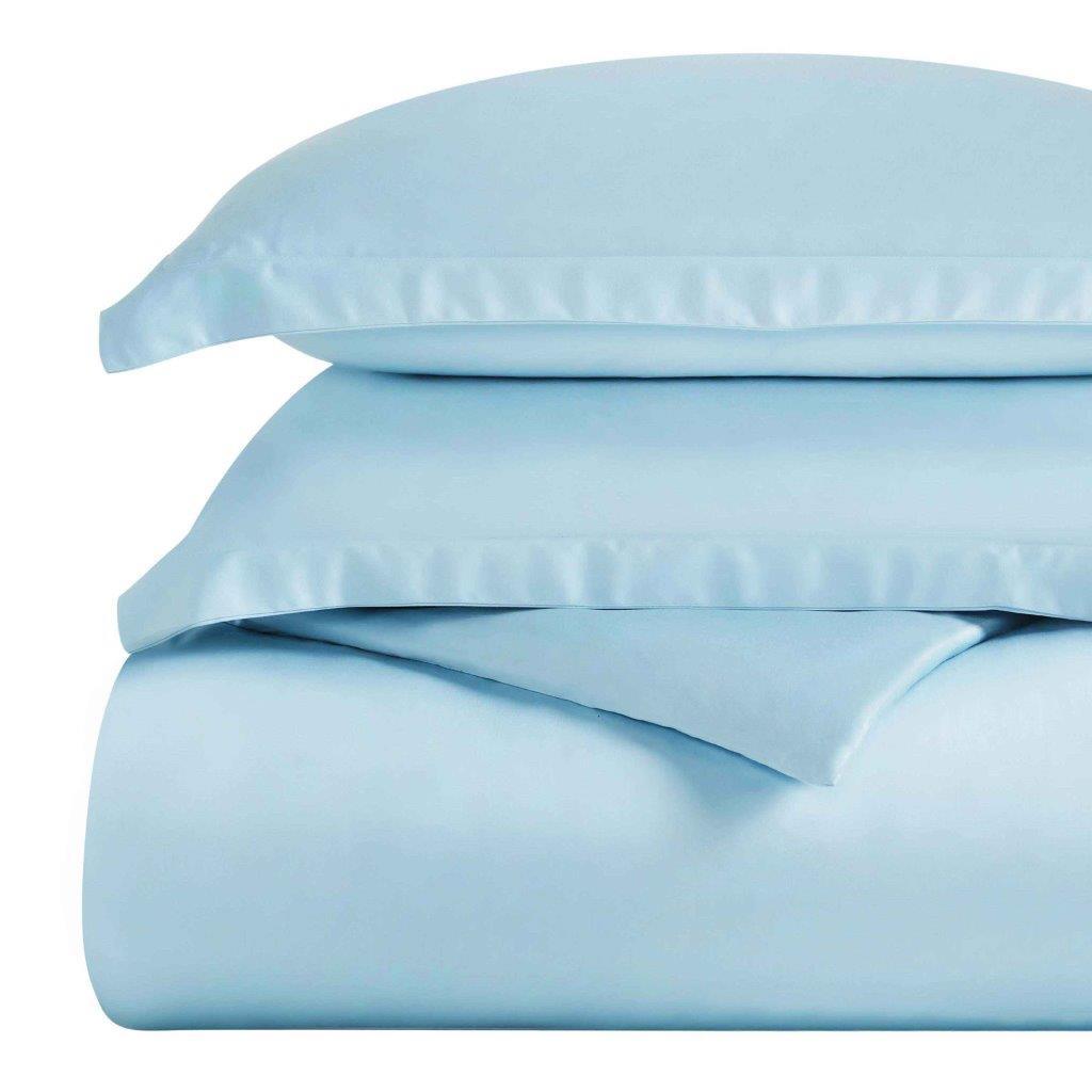 300 Thread Count Egyptian Cotton Solid Duvet Cover - Egyptian Cotton Duvet Cover Set by Superior Brand