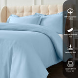 1200 Thread Count Egyptian Cotton Solid Duvet Cover - Egyptian Cotton Duvet Cover Set by Superior Brand