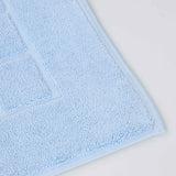 Nora Cotton Solid Absorbent Thick Checkered Washable Bath Mat Set of 2 - Bath Mats by Superior Brand