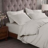 300 Thread Count Egyptian Cotton Solid Duvet Cover - Egyptian Cotton Duvet Cover Set by Superior Brand