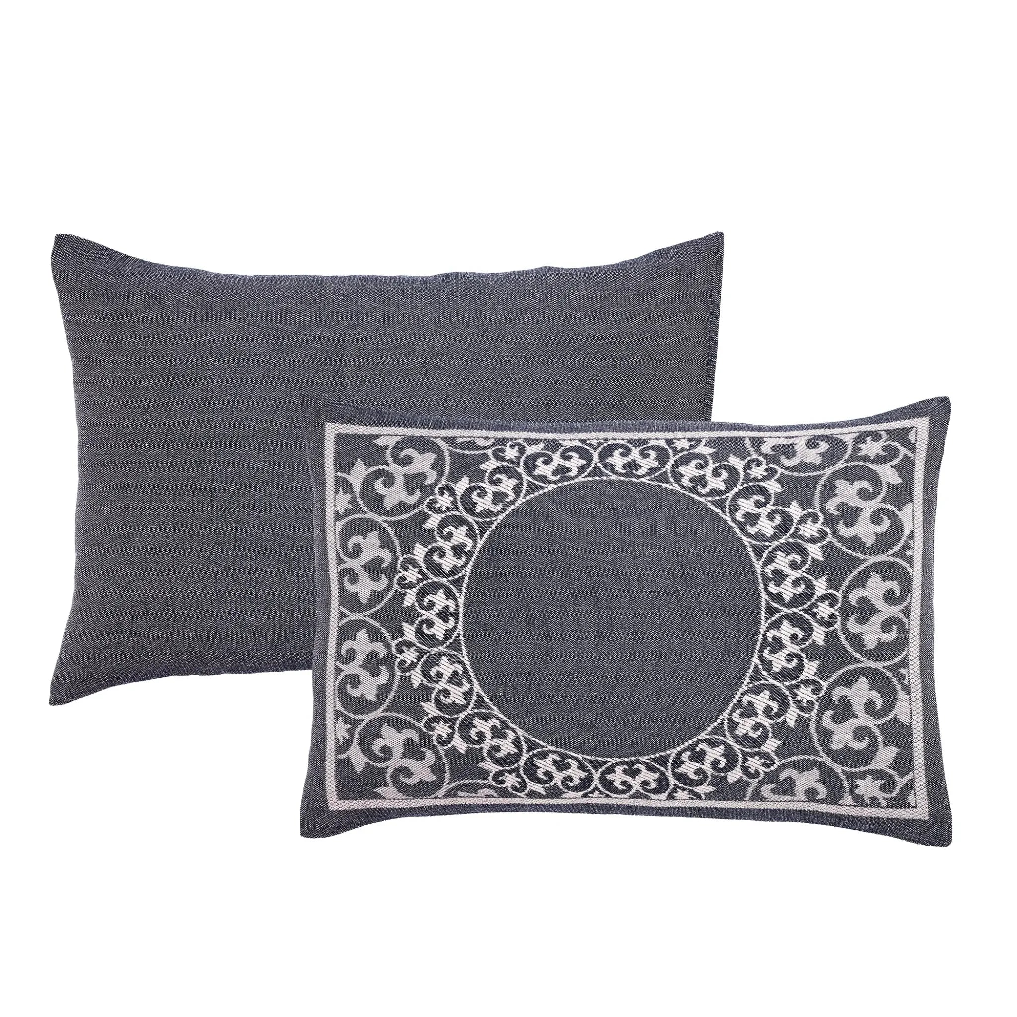 Lightweight Cotton Bedspread Set 3-Piece Lyron Floral Scroll Jacquard - Bedspread by Superior Brand