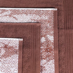 Cotton Jacquard and Solid Towel Set 8 Piece - Marble - Towel Set by Superior Brand