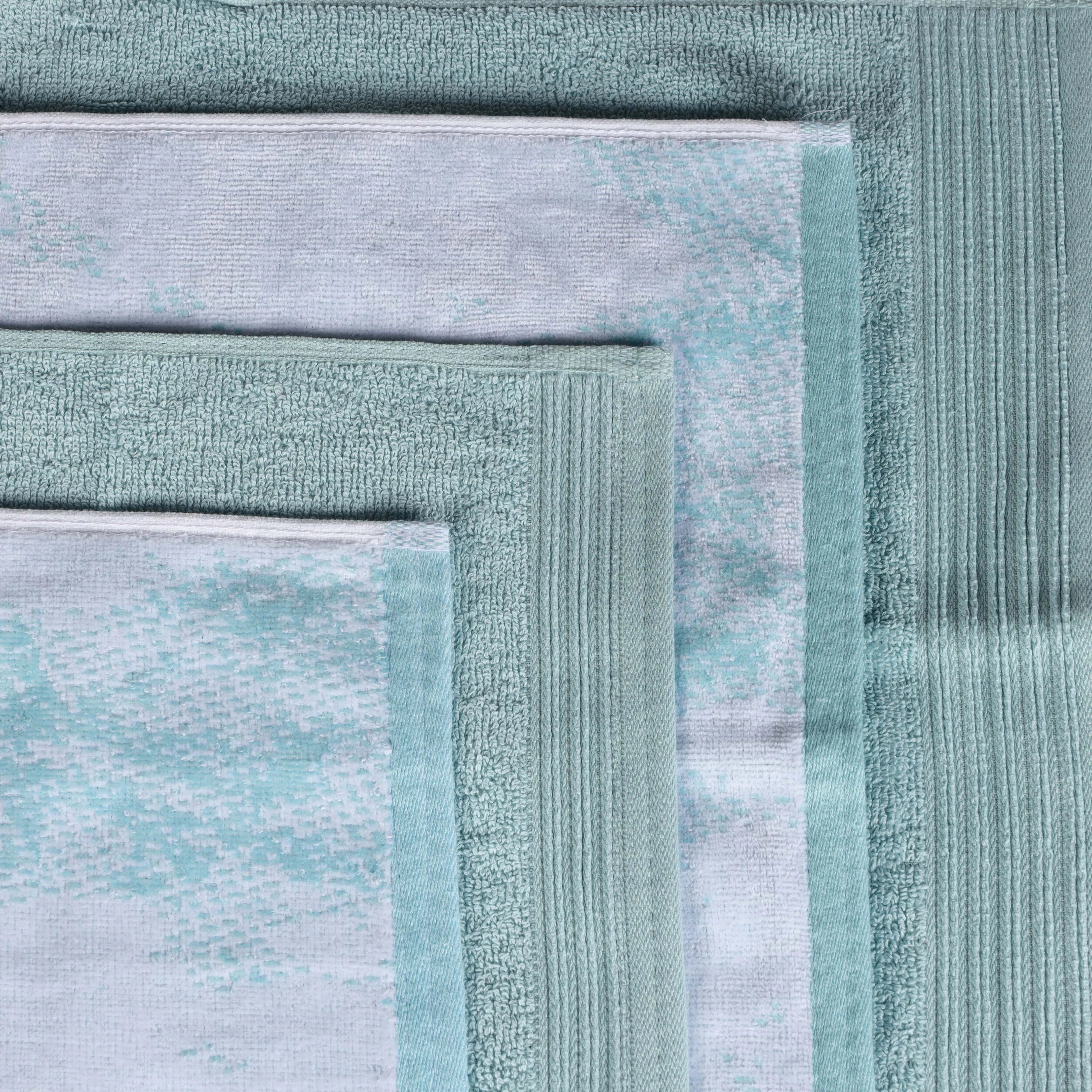 Marble Cotton Textured Towel Set 10-Piece - Towel Set by Superior Brand