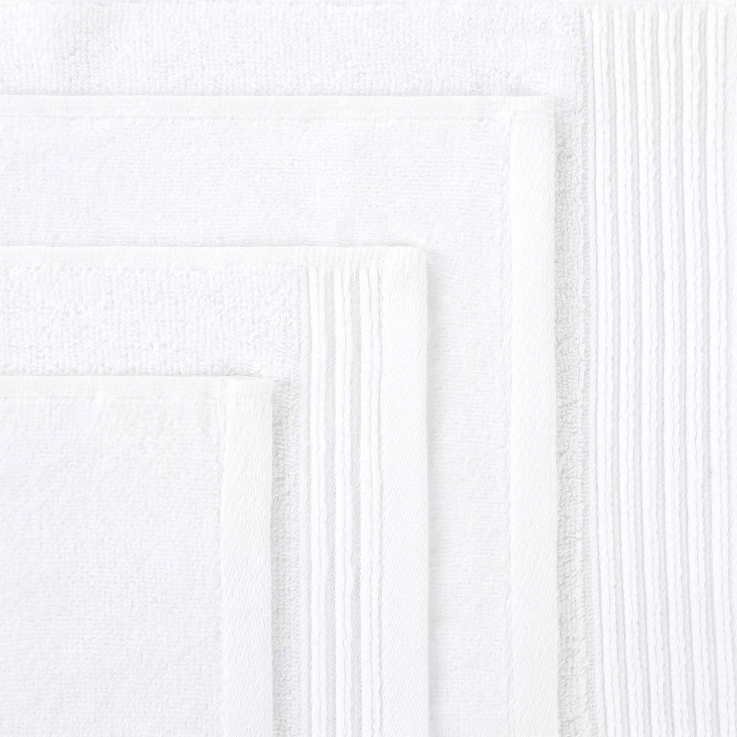 Cotton Marble and Solid Quick Dry 8 Piece Assorted Bathroom Towel Set - Towel Set by Superior Brand