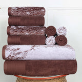 Marble Cotton Textured Towel Set 10-Piece - Towel Set by Superior Brand
