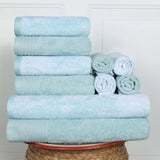 Marble Cotton Textured Towel Set 10-Piece - Towel Set by Superior Brand