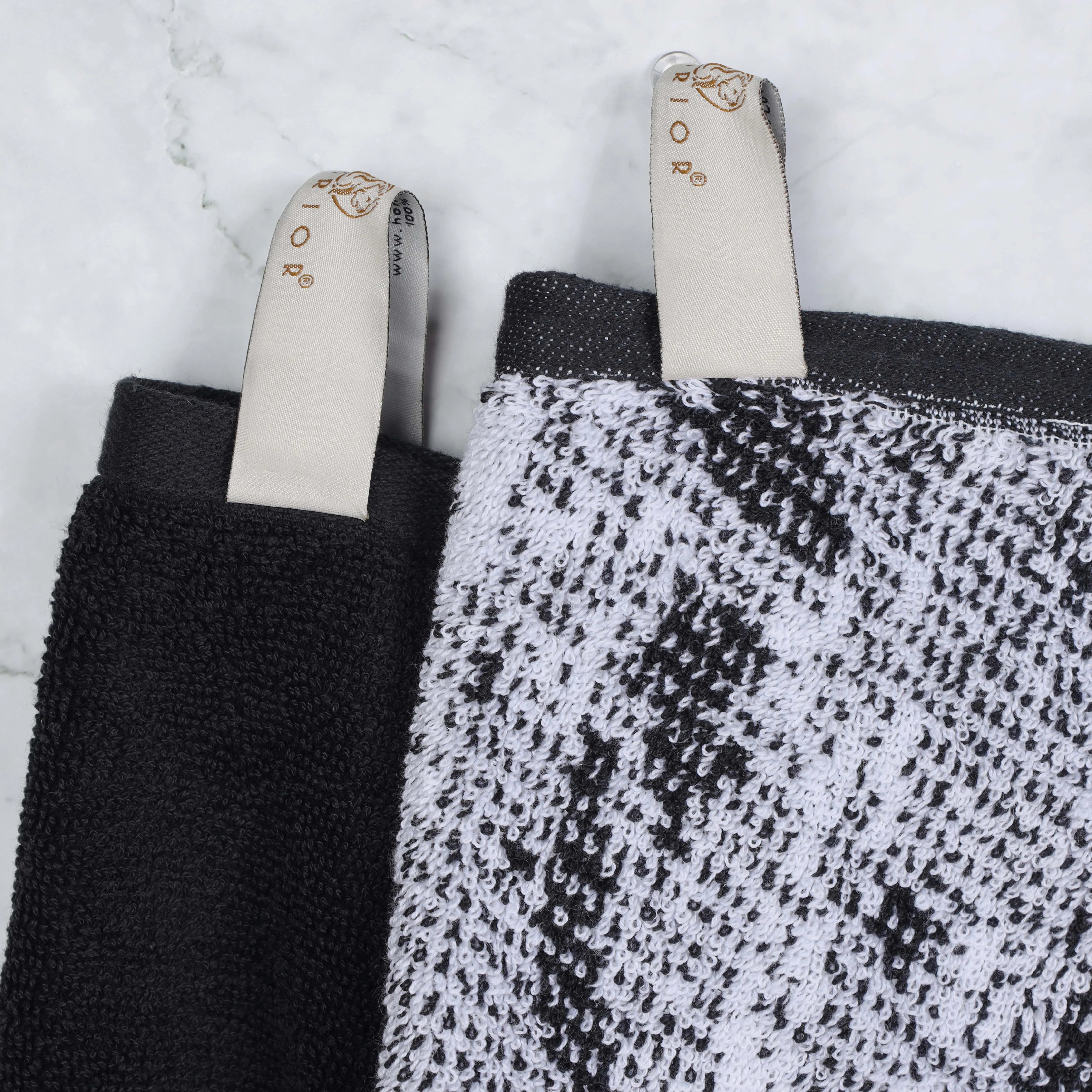 Marble Cotton Textured Towel Set 10-Piece - Towel Set by Superior Brand