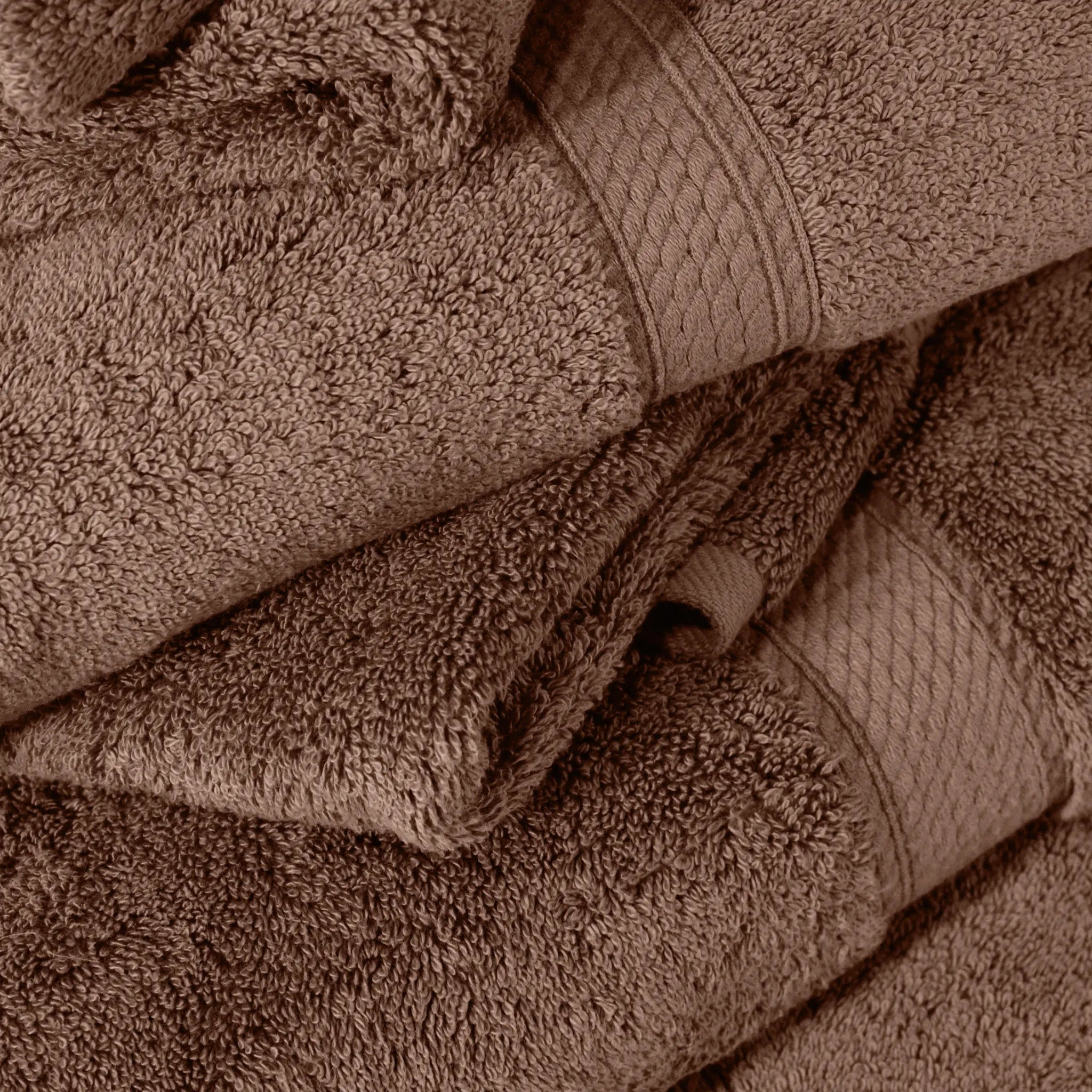 Madison Egyptian Cotton Plush Heavyweight 6 Piece Towel Set - Egyptian Cotton Towel Set by Superior Brand
