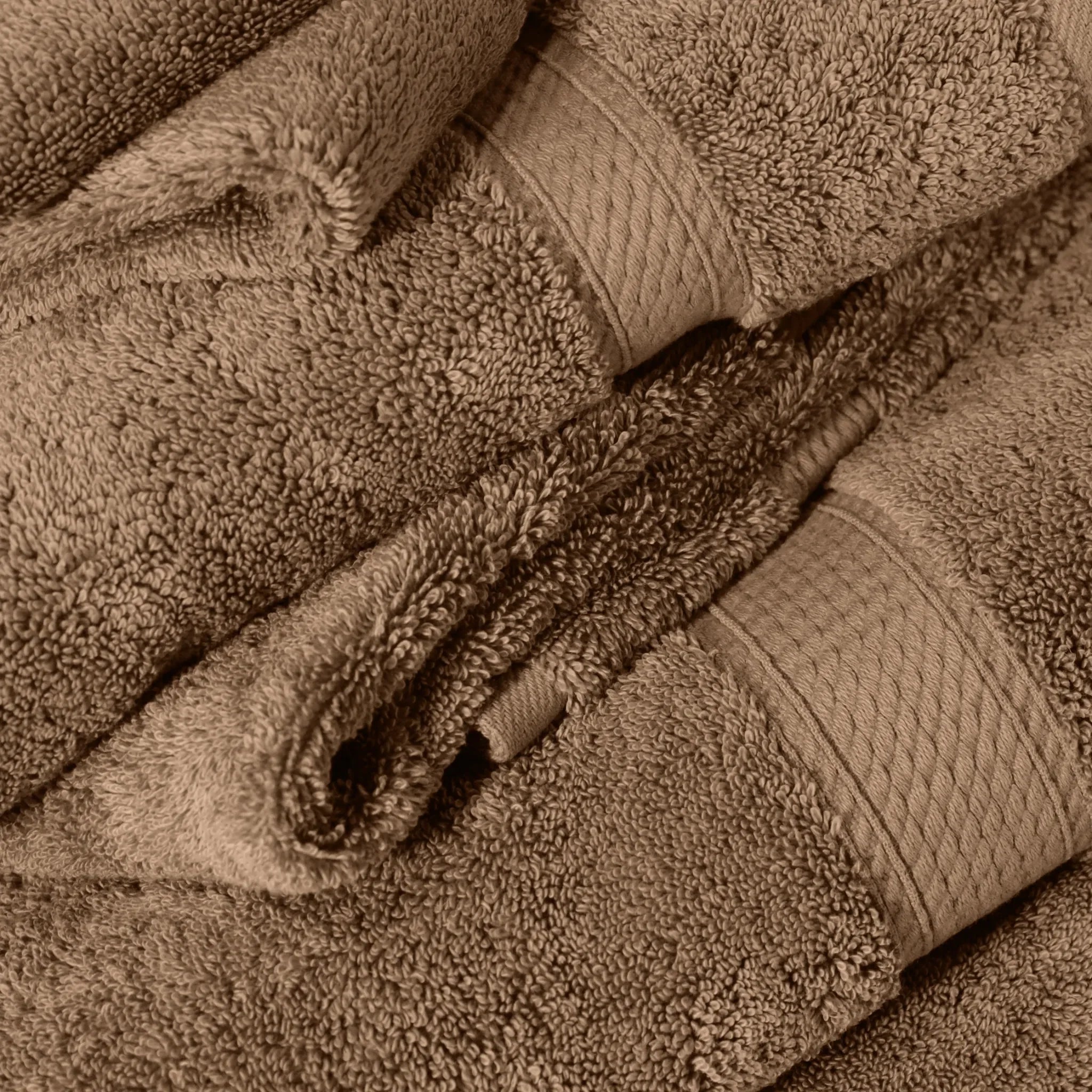 Madison Egyptian Cotton Plush Heavyweight 6 Piece Towel Set - Egyptian Cotton Towel Set by Superior Brand