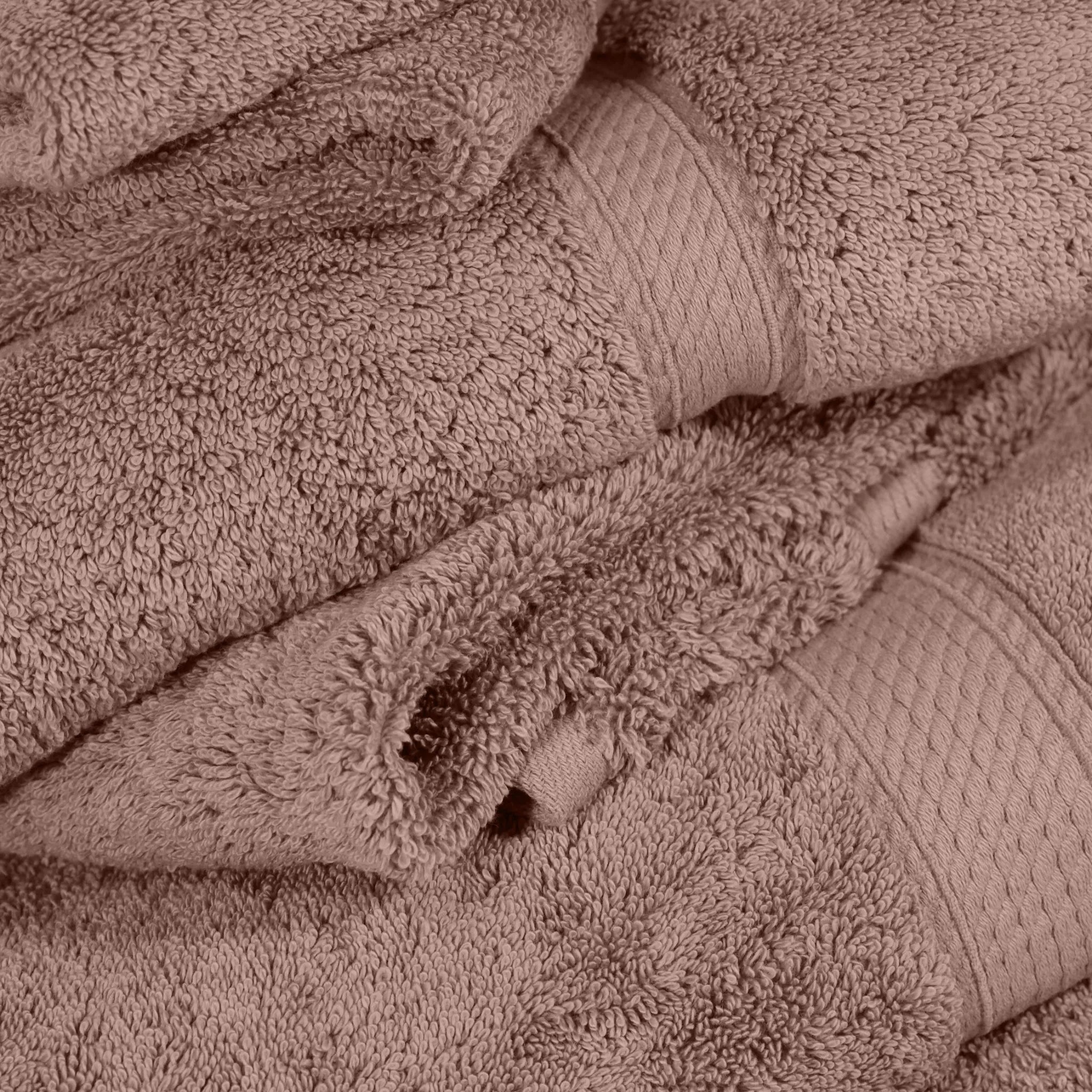 Madison Egyptian Cotton Plush Heavyweight 6 Piece Towel Set - Egyptian Cotton Towel Set by Superior Brand