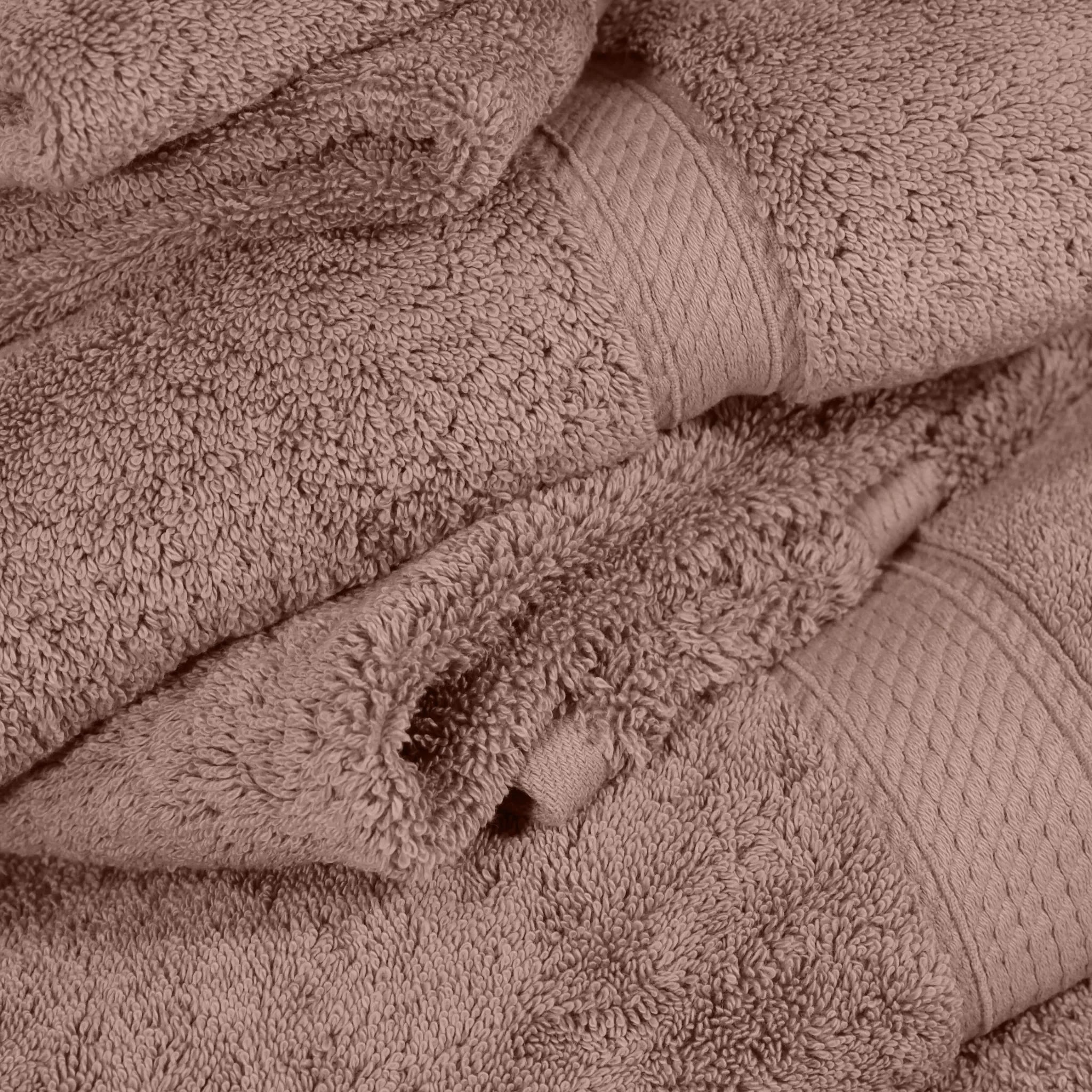 Madison Egyptian Cotton Plush Heavyweight 6 Piece Towel Set - Egyptian Cotton Towel Set by Superior Brand