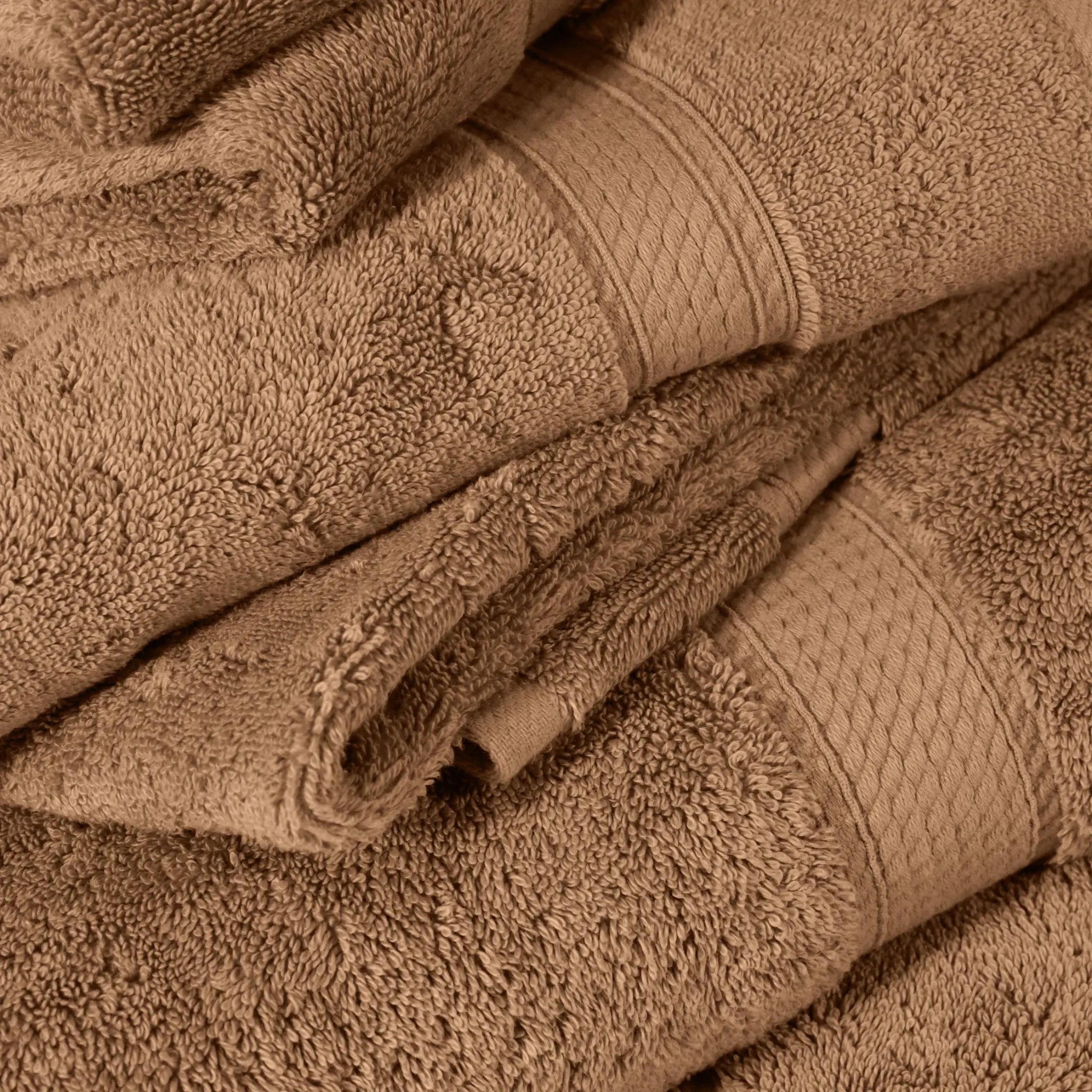 Madison Egyptian Cotton Plush Heavyweight 6 Piece Towel Set - Egyptian Cotton Towel Set by Superior Brand