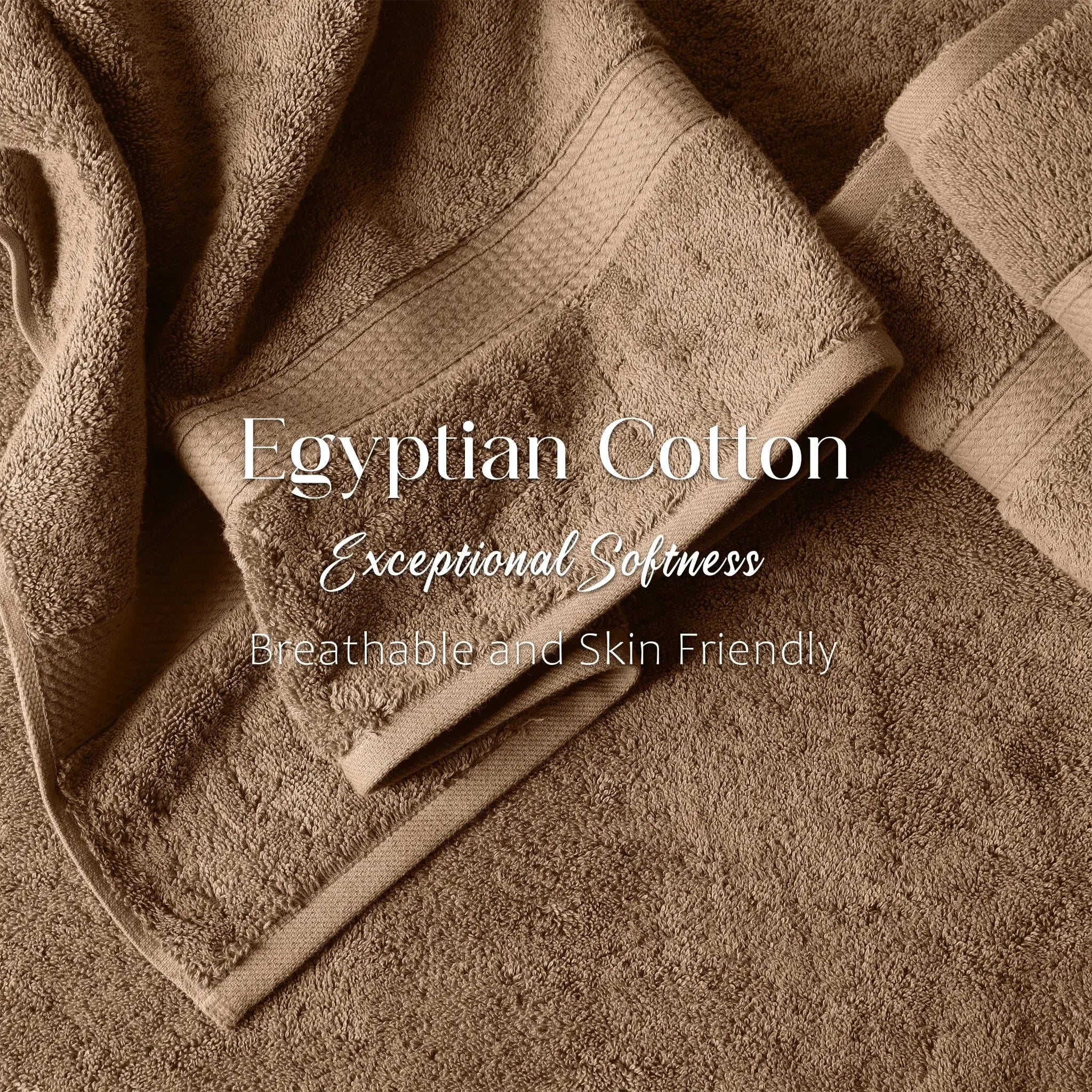 Madison Egyptian Cotton Plush Thick Absorbent Bath Towel Set of 2 - Egyptian Cotton Bath Towel by Superior Brand