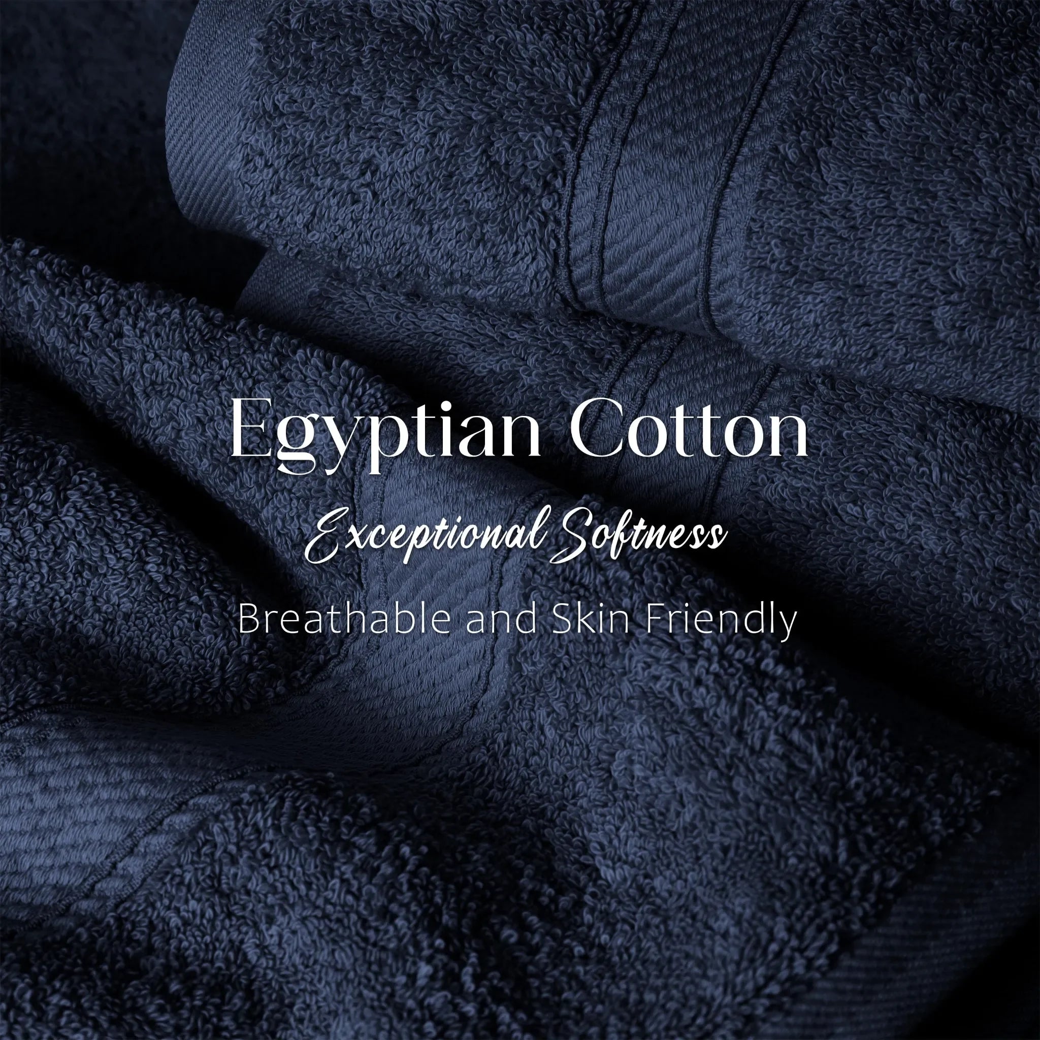 Madison Egyptian Cotton Plush Heavyweight 6 Piece Towel Set - Egyptian Cotton Towel Set by Superior Brand
