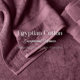 Madison Egyptian Cotton Plush Heavyweight 6 Piece Towel Set - Egyptian Cotton Towel Set by Superior Brand