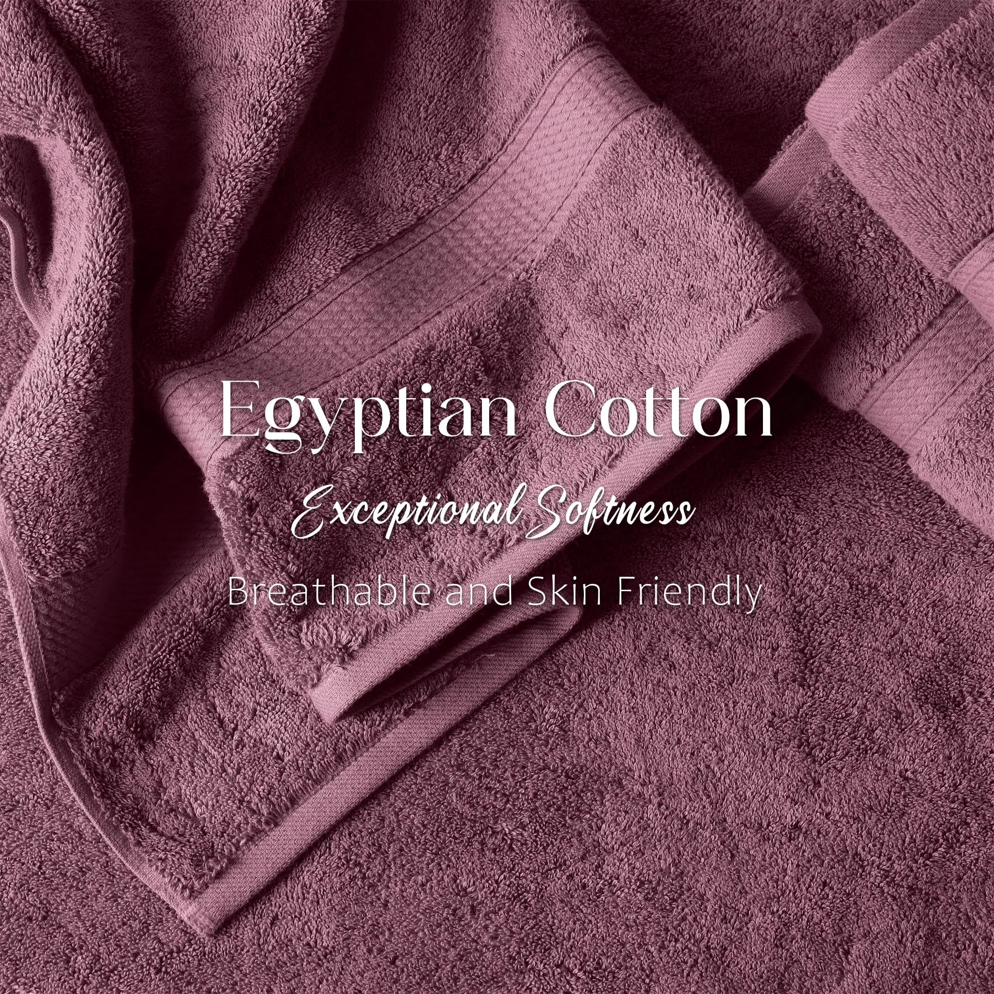 Madison Egyptian Cotton Plush Thick Absorbent Bath Towel Set of 2 - Egyptian Cotton Bath Towel by Superior Brand