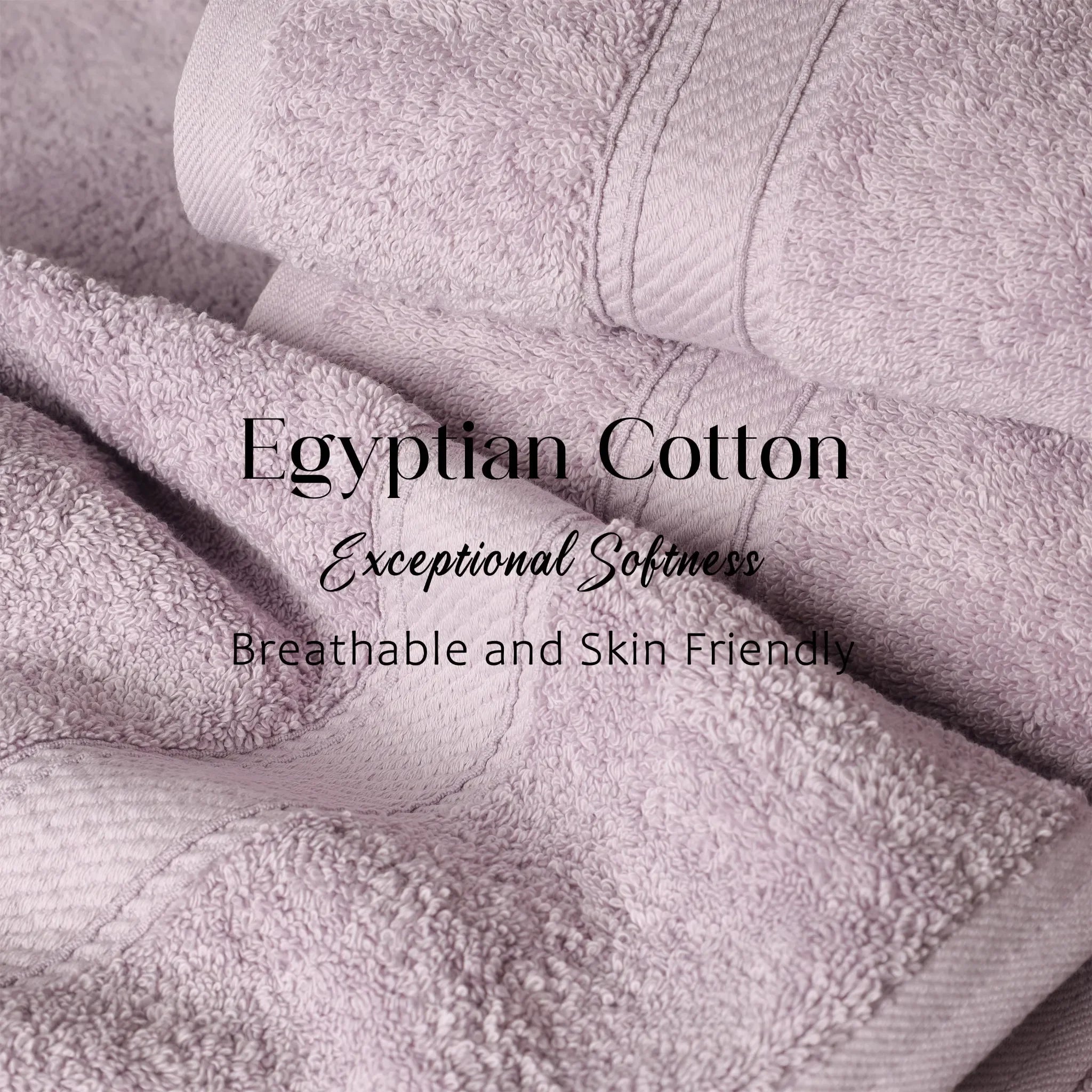 Madison Egyptian Cotton Plush Heavyweight 6 Piece Towel Set - Egyptian Cotton Towel Set by Superior Brand