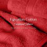 Madison Egyptian Cotton Plush Thick Absorbent Bath Towel Set of 2 - Egyptian Cotton Bath Towel by Superior Brand
