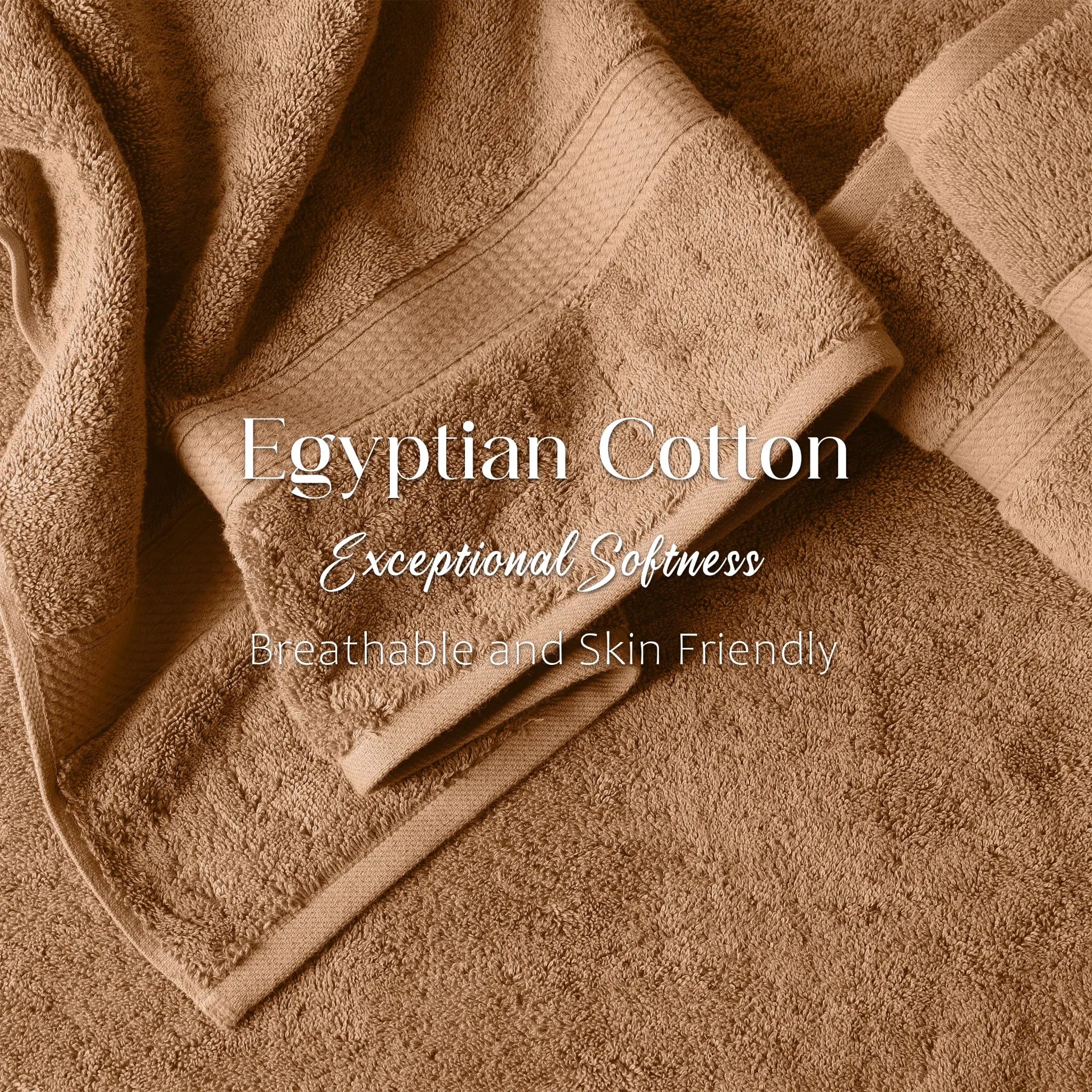 Madison Egyptian Cotton Plush Thick Absorbent Bath Towel Set of 2 - Egyptian Cotton Bath Towel by Superior Brand