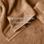 Madison Egyptian Cotton Plush Heavyweight 6 Piece Towel Set - Egyptian Cotton Towel Set by Superior Brand