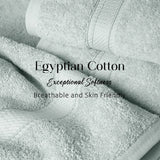 Madison Egyptian Cotton Plush Heavyweight 6 Piece Towel Set - Egyptian Cotton Towel Set by Superior Brand