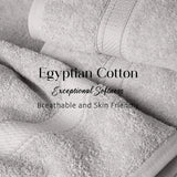 Madison Egyptian Cotton Plush Heavyweight 6 Piece Towel Set - Egyptian Cotton Towel Set by Superior Brand