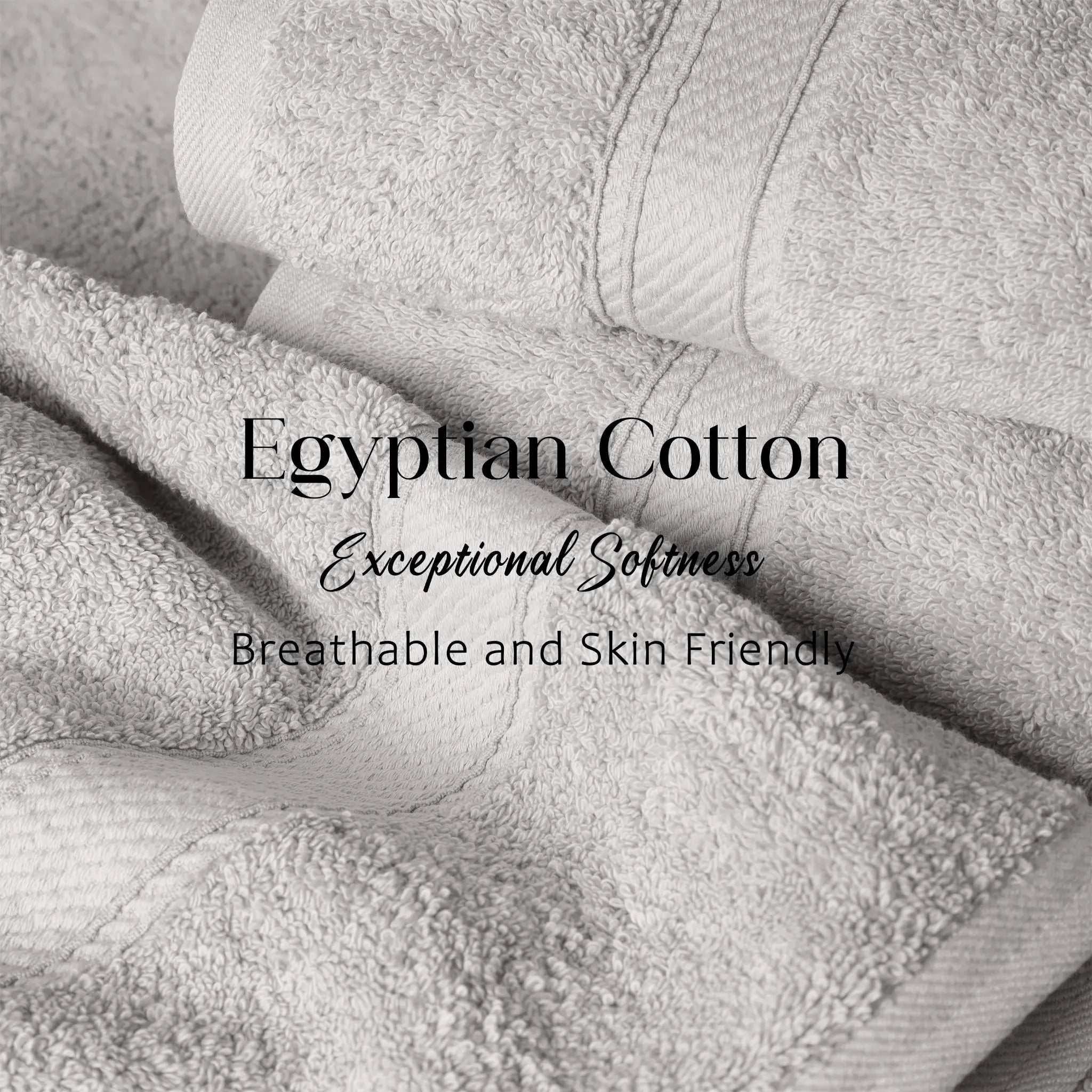 Madison Egyptian Cotton Plush Thick Absorbent Bath Towel Set of 2 - Egyptian Cotton Bath Towel by Superior Brand