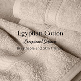 Madison Egyptian Cotton Plush Thick Absorbent Bath Towel Set of 2 - Egyptian Cotton Bath Towel by Superior Brand