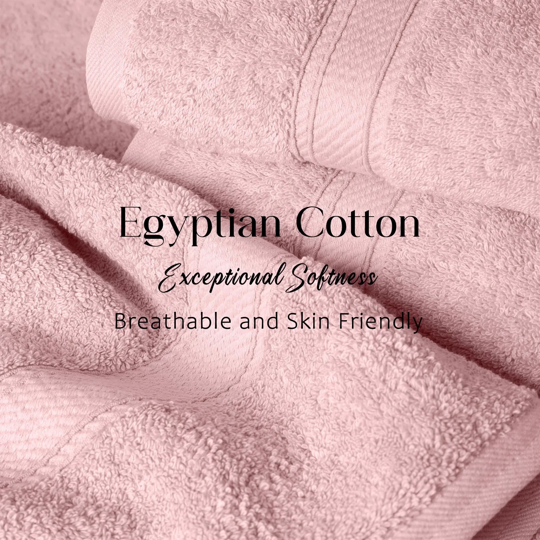 Madison Egyptian Cotton Plush Heavyweight 6 Piece Towel Set - Egyptian Cotton Towel Set by Superior Brand