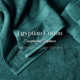 Madison Egyptian Cotton Plush Heavyweight 6 Piece Towel Set - Egyptian Cotton Towel Set by Superior Brand