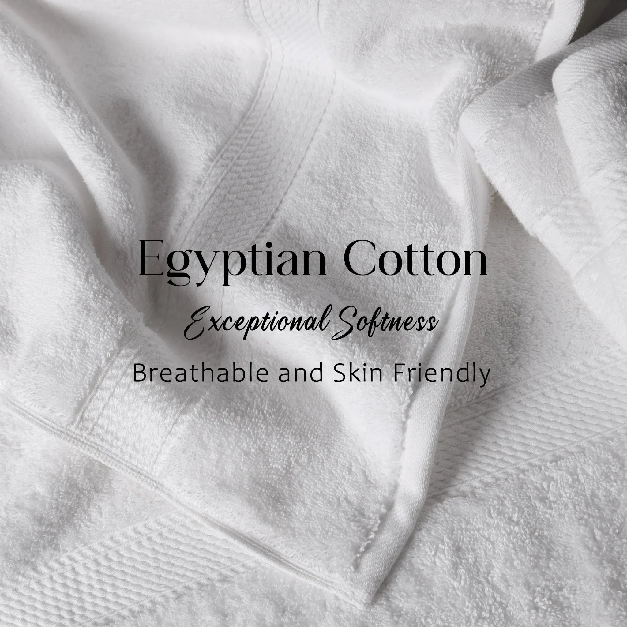 Madison Egyptian Cotton Plush Heavyweight 6 Piece Towel Set - Egyptian Cotton Towel Set by Superior Brand