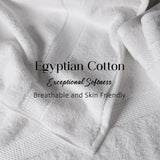 Madison Egyptian Cotton Plush Thick Absorbent Bath Towel Set of 2 - Egyptian Cotton Bath Towel by Superior Brand