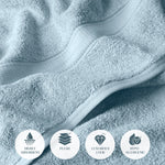 Madison Egyptian Cotton Plush Thick Absorbent Bath Towel Set of 2 - Egyptian Cotton Bath Towel by Superior Brand